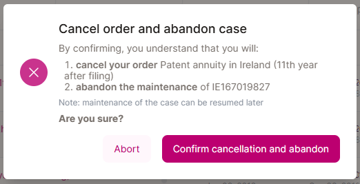 ConfirmCancelandAbandon